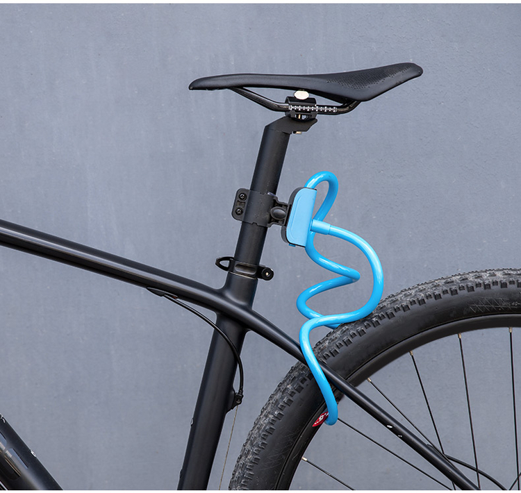 盗锁自行车电瓶钢缆锁软锁便携式女生儿童滑板车锁三轮圈圈锁04米