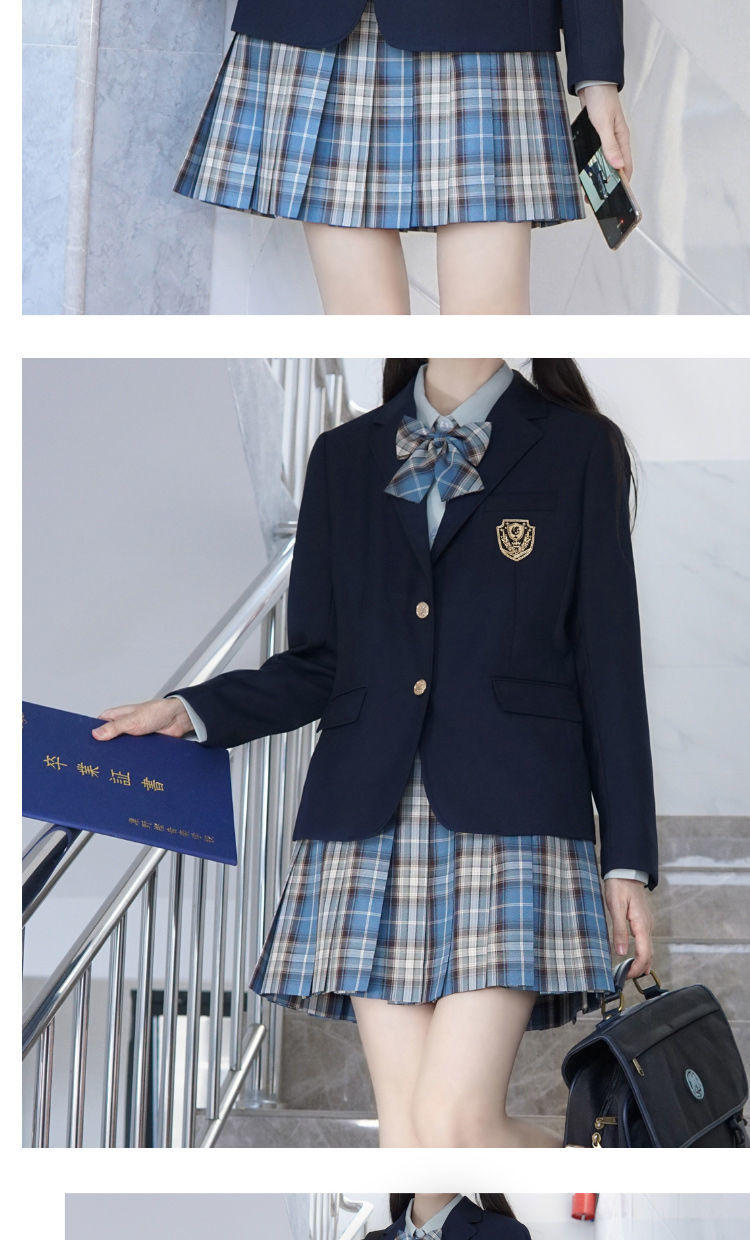 jk制服正品咕妞原创高校jk制服西装正版校供学生服外套秋季学院风日系