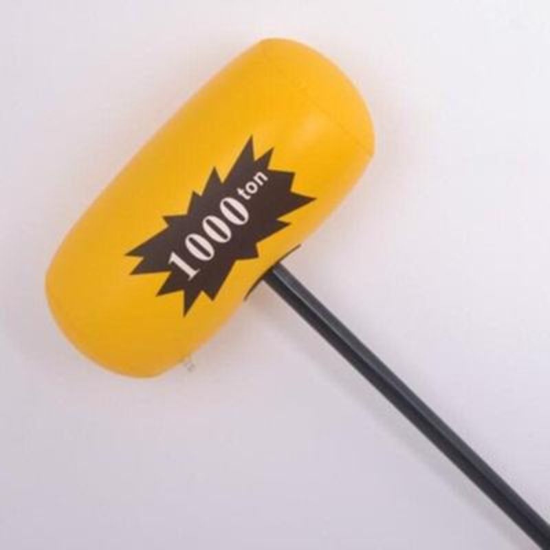 大号充气棒气锤黑色大千吨锤子儿童敲打玩具榔头气球活动搞怪惩罚道具