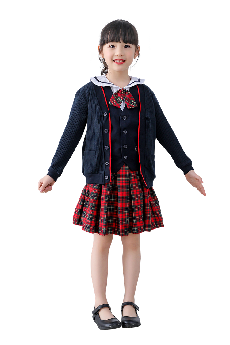 深圳小学生礼服秋装冬装校服班服毛衣外套长裤裙长袖衬衫男女童合唱团