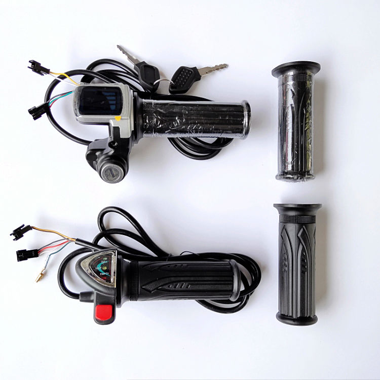 适用于折叠锂电代驾车长线转把调速把迷你电动车带锁调速手把油门48伏