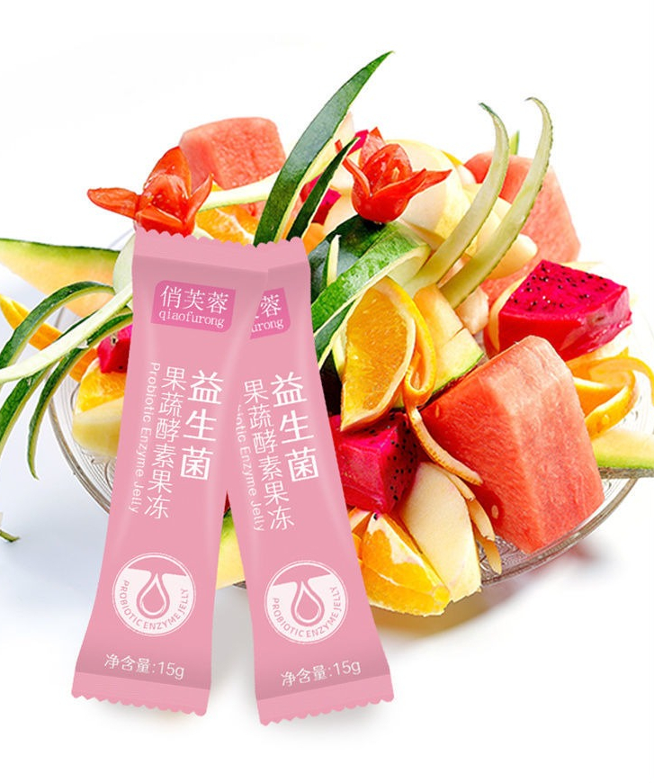 俏芙蓉果蔬益生菌酵素果冻 9盒 2条同款果冻【图片 价格 品牌 报价】
