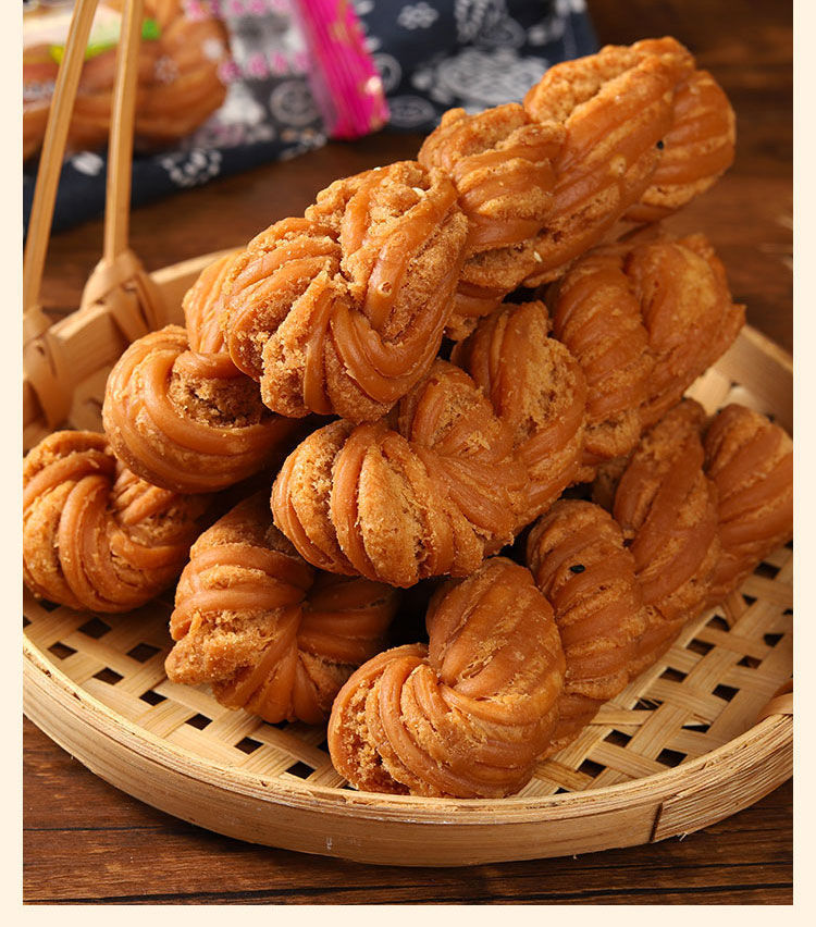正宗天津麻花夹心特产手工大麻花传统糕点办公室零食早餐整箱批发