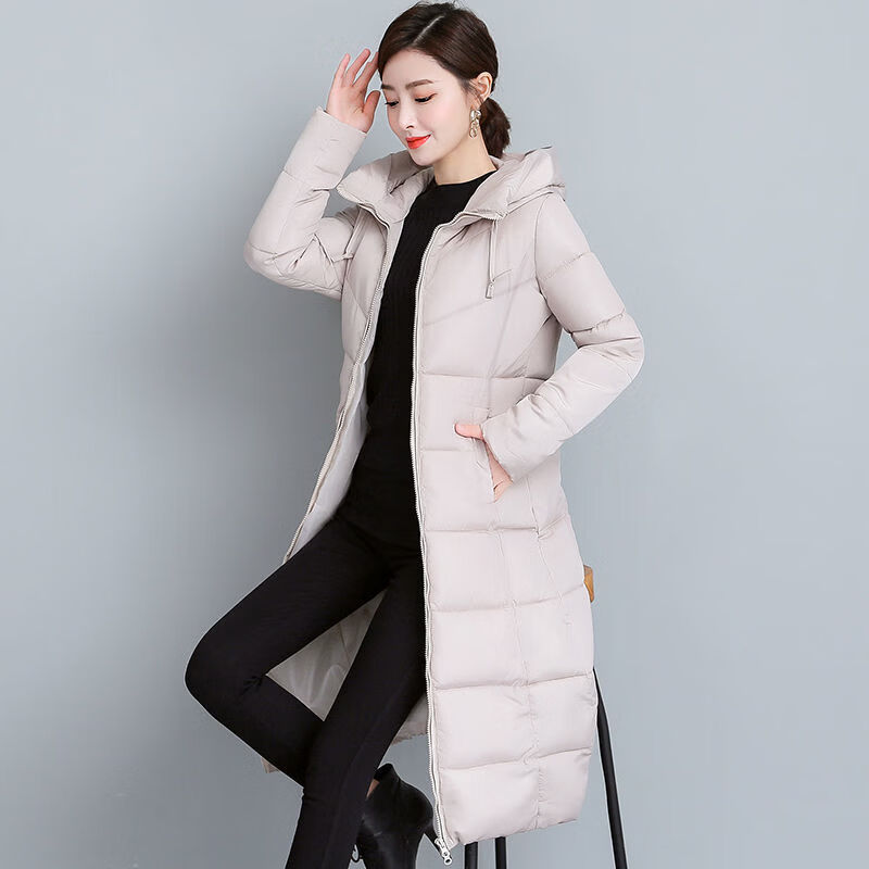 棉服棉衣棉袄外套女秋冬季棉袄女2021韩版时尚潮长款过膝加厚保暖冬季