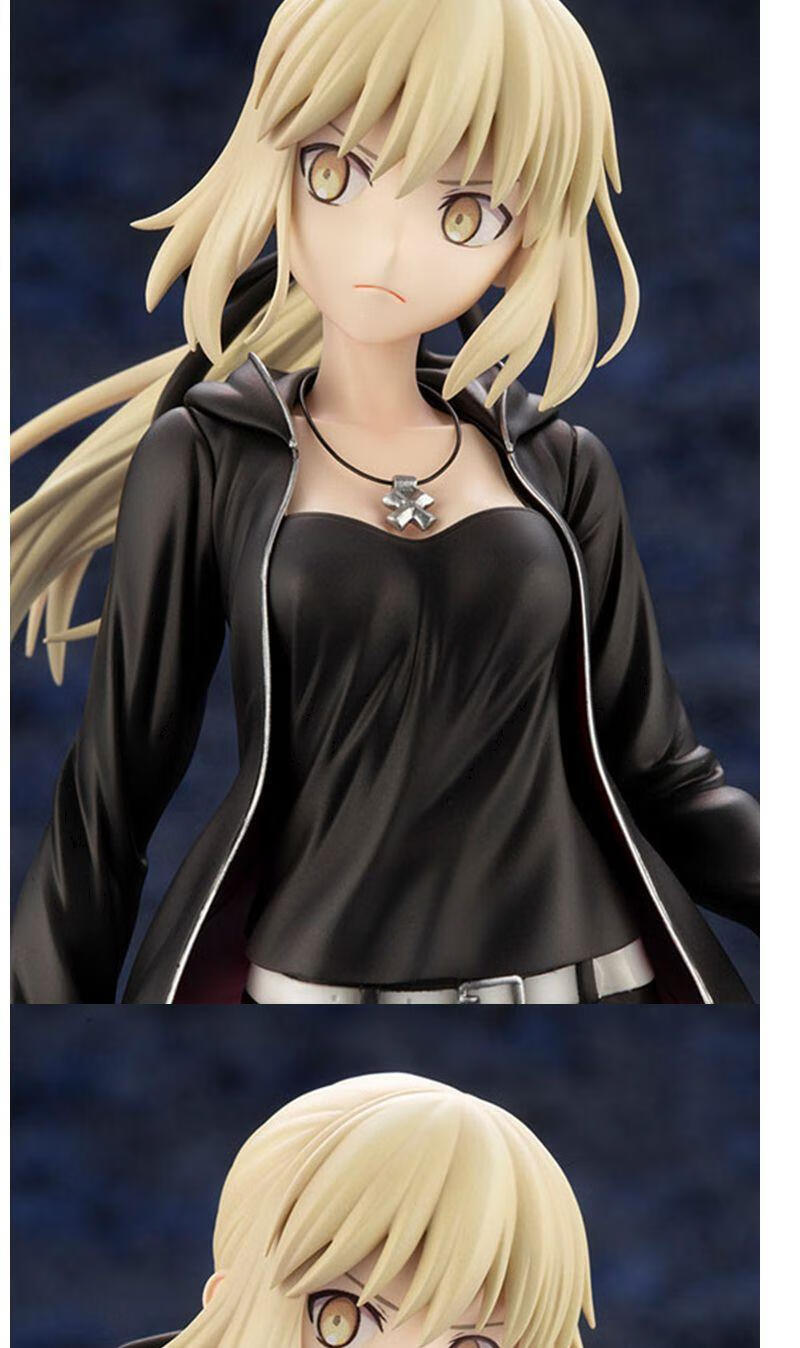 版命运之夜fate塞巴便衣便服黑saber黑赛巴动漫模型摆件【图片 价格