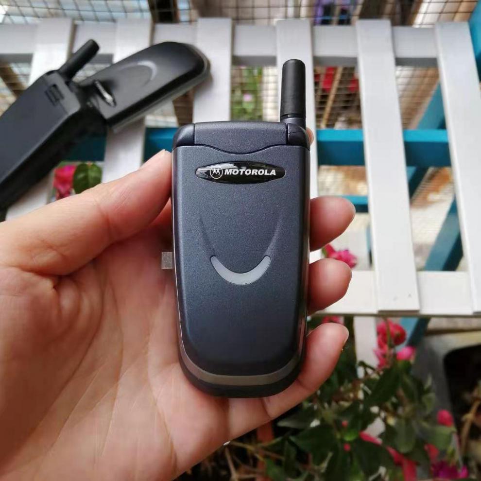 motorola/摩托罗拉v8088 经典翻盖怀旧收藏古董老人学生 蓝色 手机 2