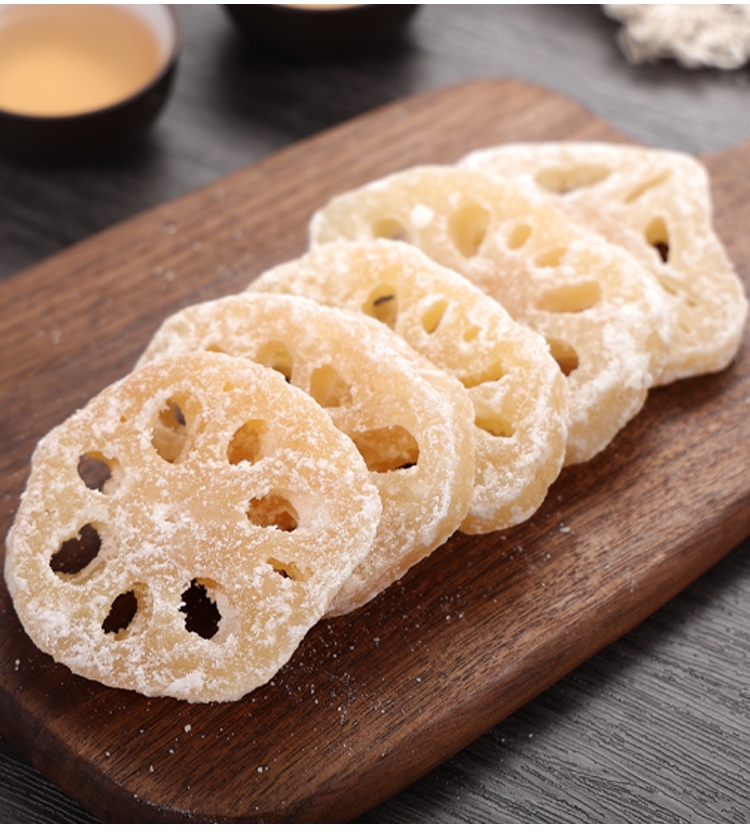 冰糖莲藕片糖果金桔冬瓜马蹄莲子年货结婚喜糖果脯零食小吃莲藕250g