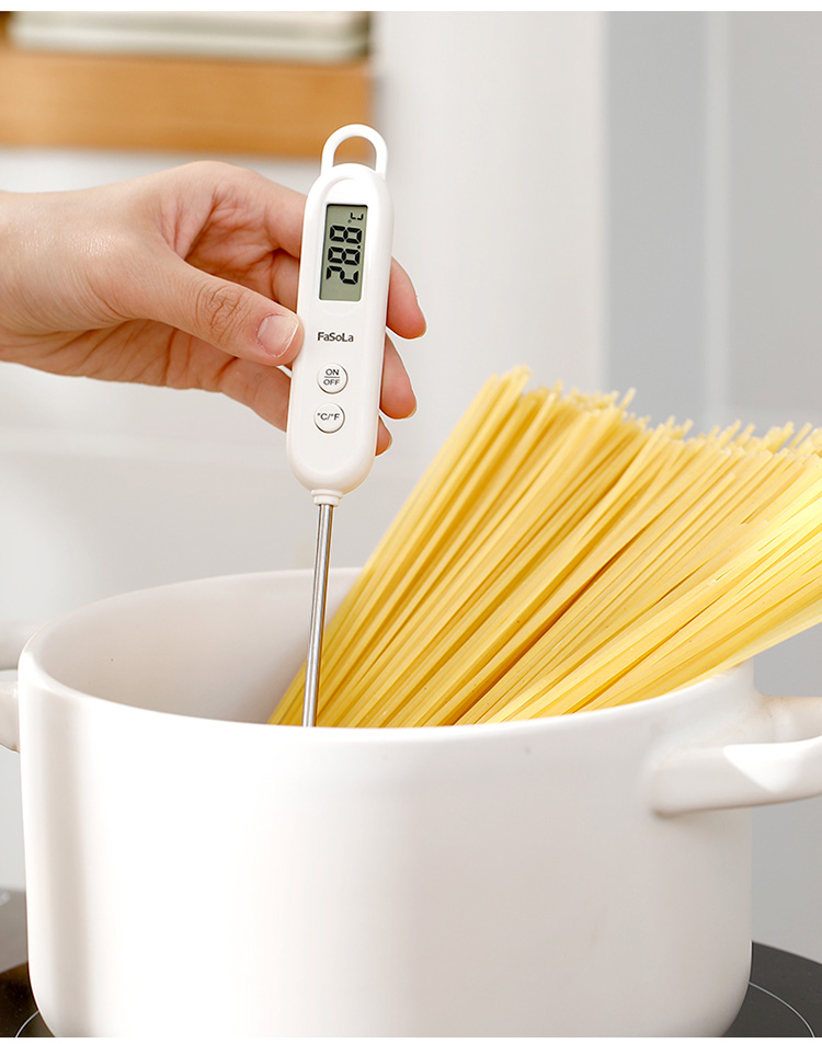spsauce食品温度计油炸测油温水温奶温厨房食物高密度探针式测温仪