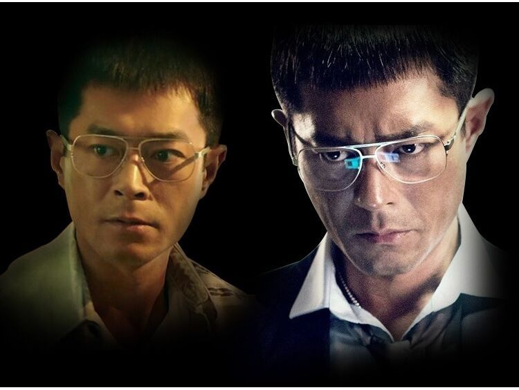 熹卡龙新品男士双梁商务眼镜古天乐同款纯钛眼镜框男