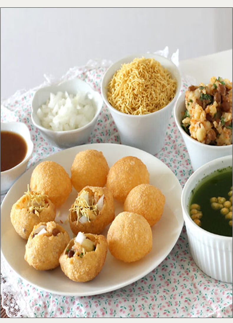 印度脆球200g抖音同款印度炸空心球panipuri街头炸脆球小泡泡土豆球