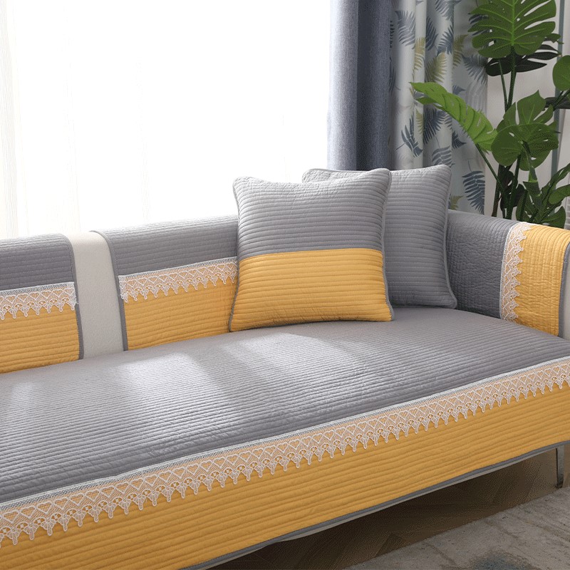 木沙发套罩棉布套沙发垫四季通用北欧简约布艺加厚坐垫实木皮沙发套罩