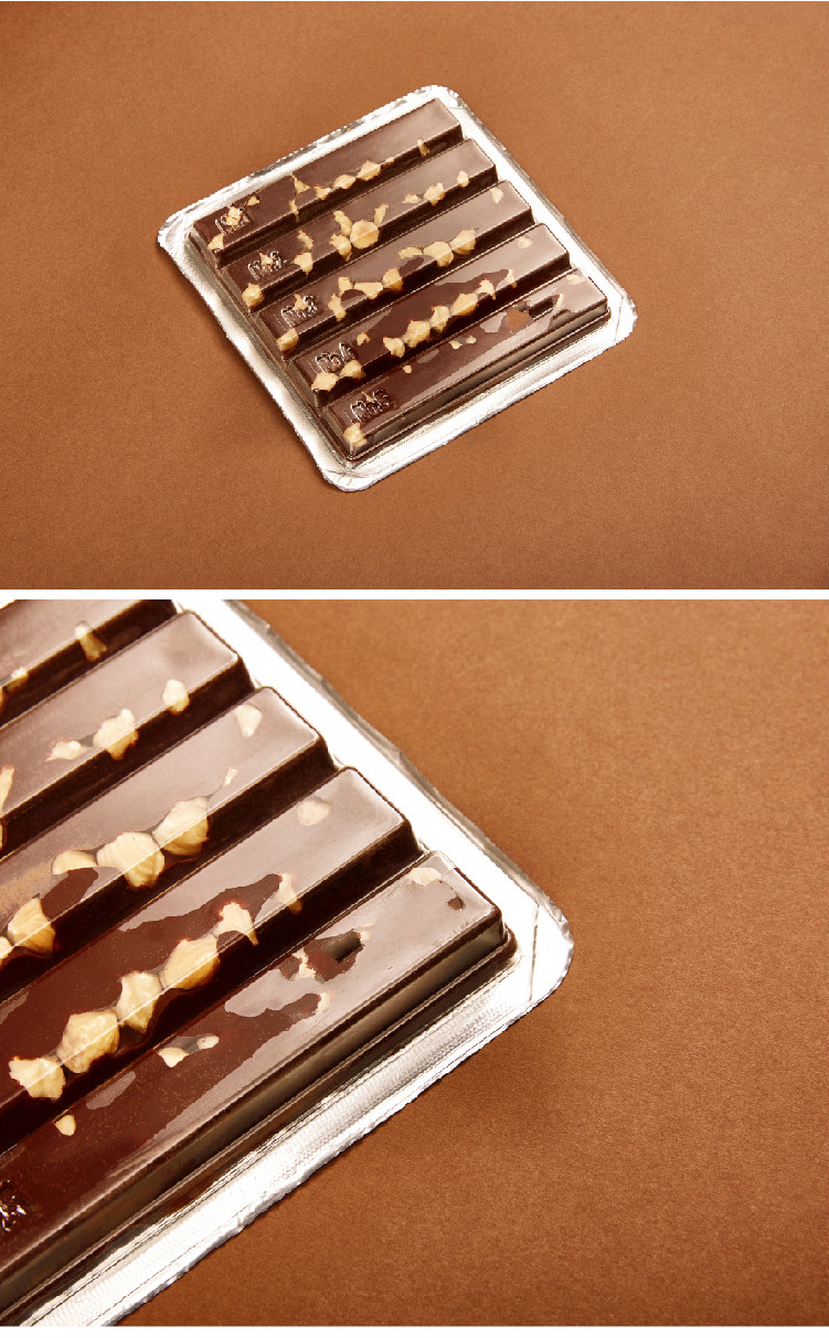 克立排块休闲坚果巧克立棒零食办公室巧克立零食乳白色榛子排块巧克力