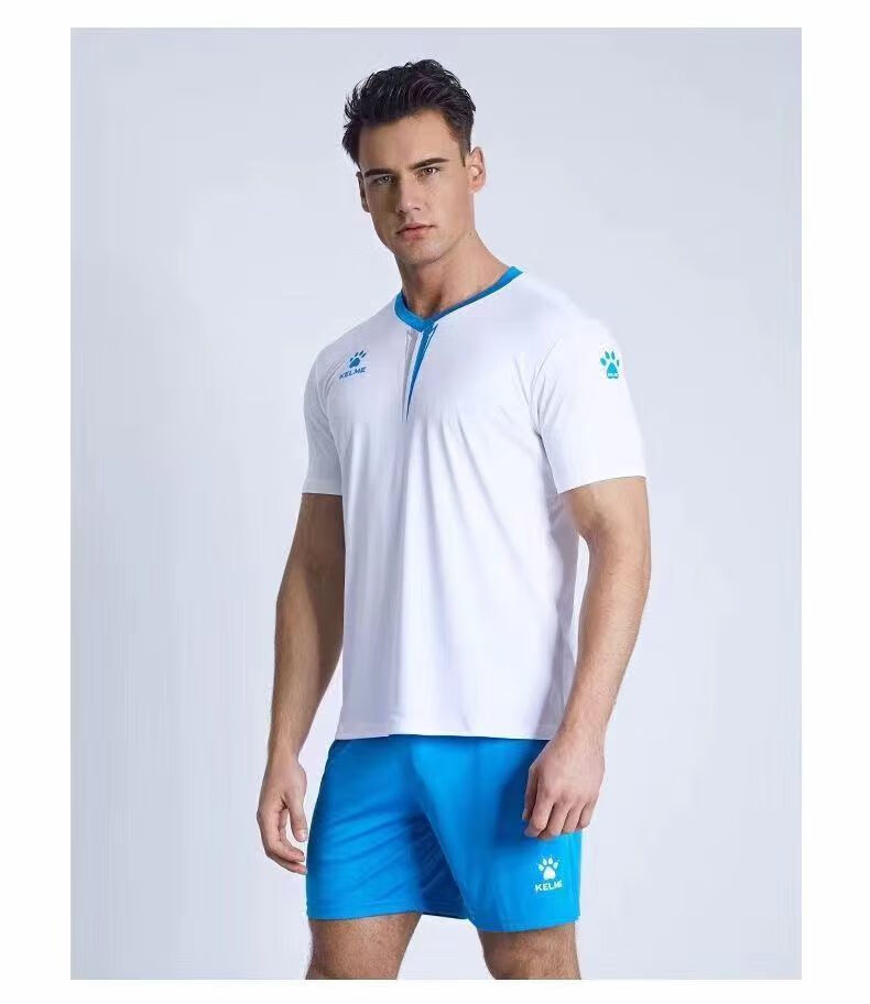 hksz卡尔美卡尔美足球服套装男定制足球队服训练服球衣成人儿童短袖