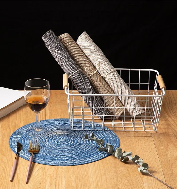 欧式餐桌隔热垫盘垫防烫垫餐垫家用菜盘餐桌垫碗垫子杯垫子盘垫子四色