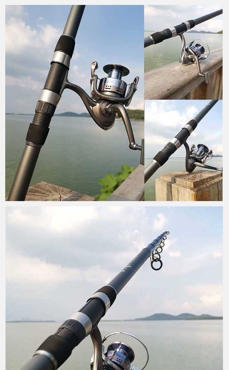 海竿远投竿海钓竿配套超硬长节抛竿套装全套甩竿碳素超轻鱼竿定制54米