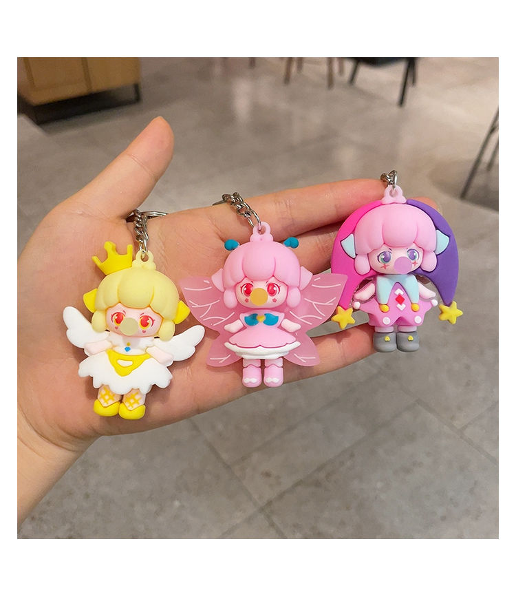 jpntky服饰配件新品王者荣耀钥匙扣新款鼻涕泡公仔盲盒情侣创意钥匙扣