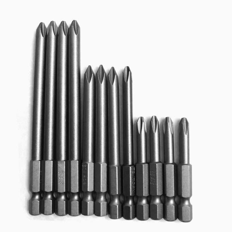 浩彪特十字批头六角柄十字电动螺丝刀头强磁十字风批嘴起子特级电动批