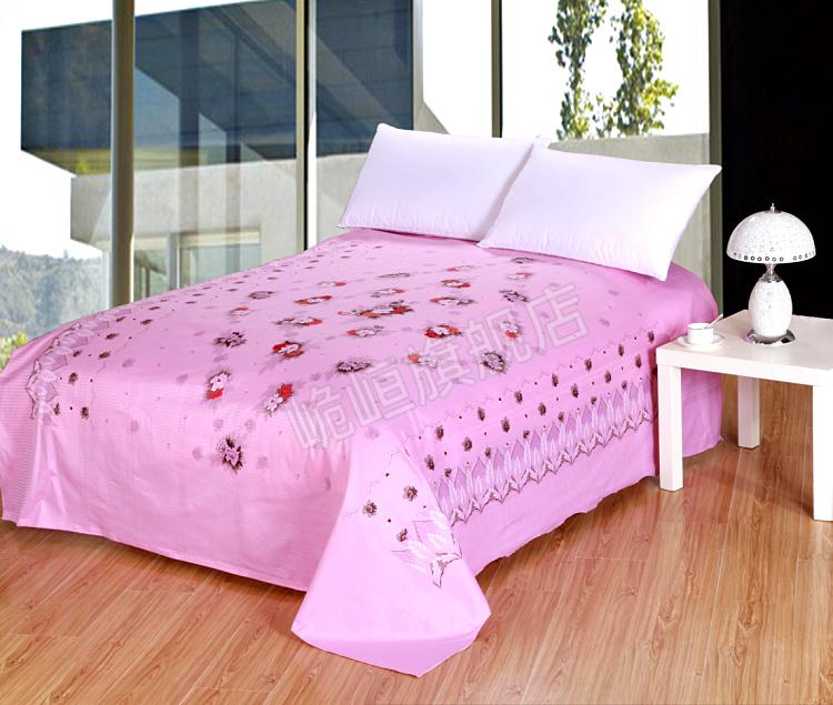 民光床单国民上海民光老式传统全棉全线丝光加厚床单印花丝光床单2669