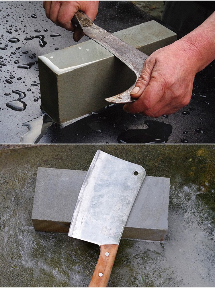 磨刀石大号家用菜刀磨刀石农村镰刀大型磨刀石浆石油石磨刀器2375cm约
