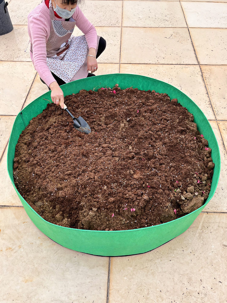 晴文无纺布美种植袋特大楼顶种菜防腐木种植花箱阳台加厚蔬果透气绿色