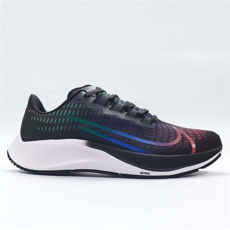 zoom登月34代轻便男女鞋飞马37代跑鞋黑色耐磨缓震百搭鞋 37大勾黑白