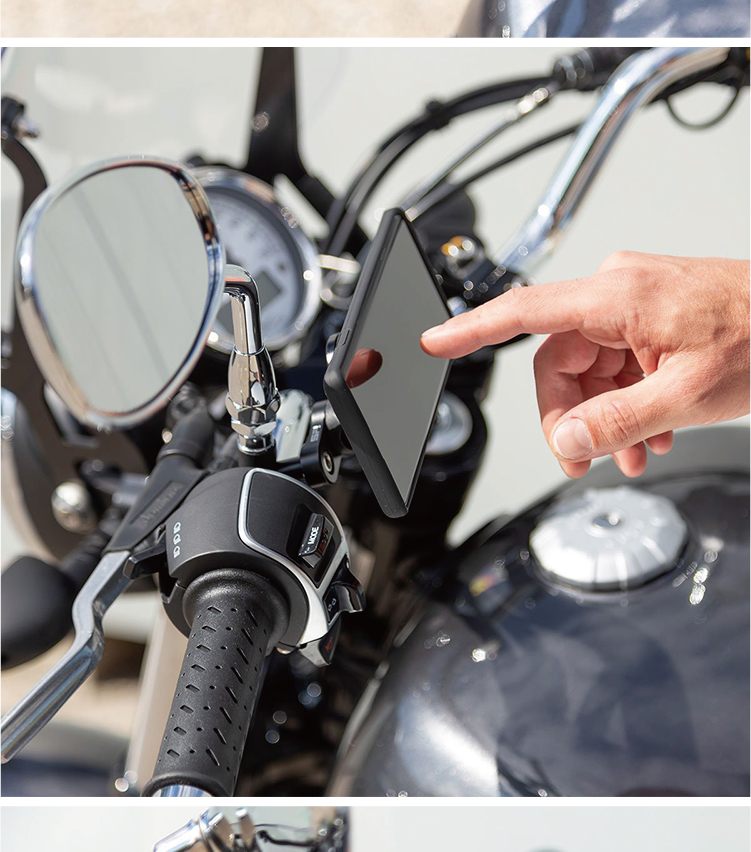 哈雷摩托车手机支架德spconnect摩托车手机导航支架m6哈雷印第安英制