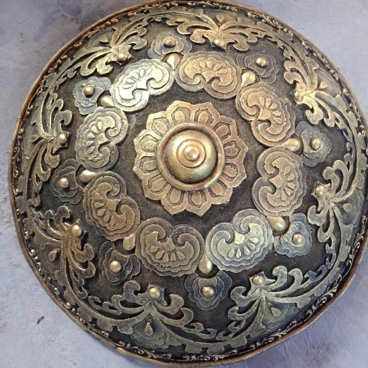 【2022新款】 仿中国古代士兵盾牌古装演出拍摄道具将军酒吧密室布景