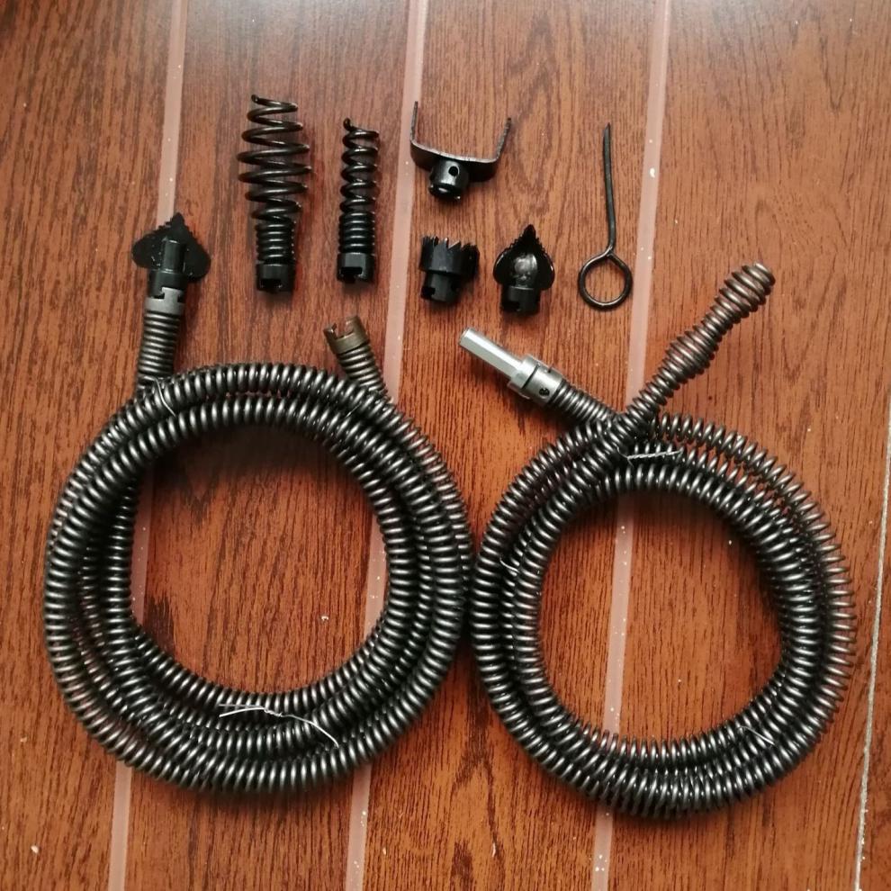 手电钻疏通器弹簧12mm马桶地漏下水管道疏通器清理弹簧家用12mm3米头