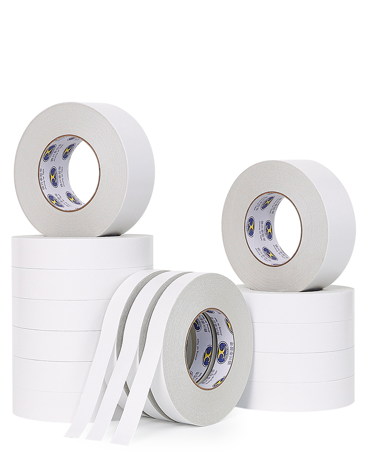 春枝韵 强力双面胶高粘度办公手工皮具厂绣花厂用黄油双面胶带50米