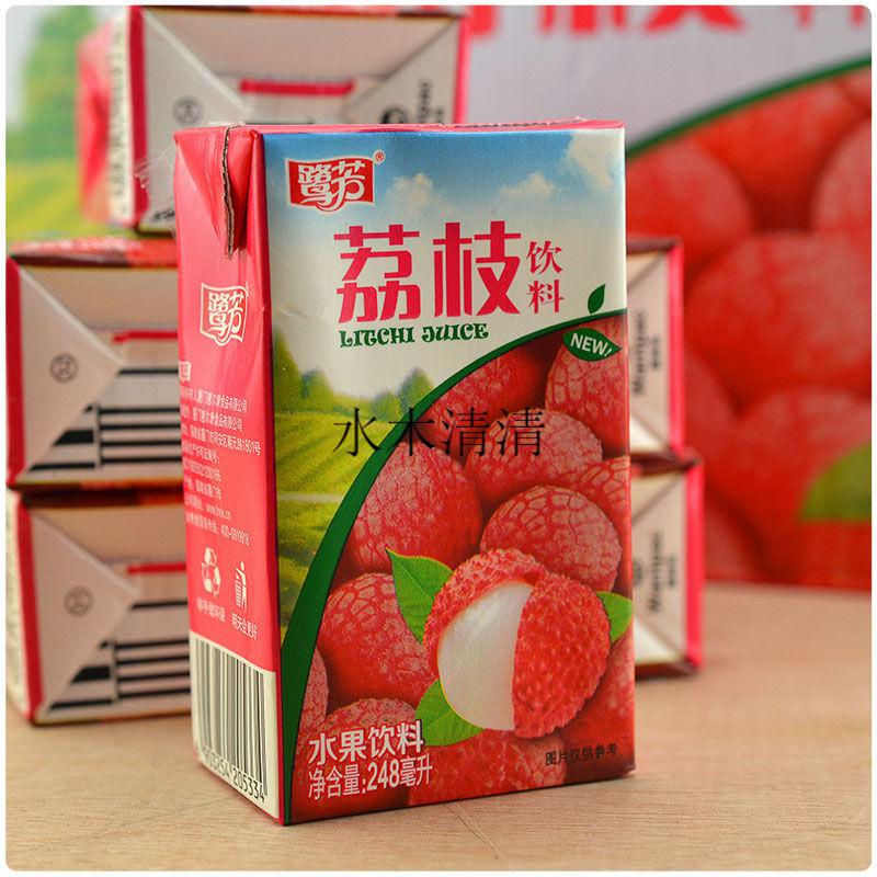 鹭芳荔枝果蔬饮料整箱24瓶248ml夏季水果风味饮品盒装便携多规格24瓶