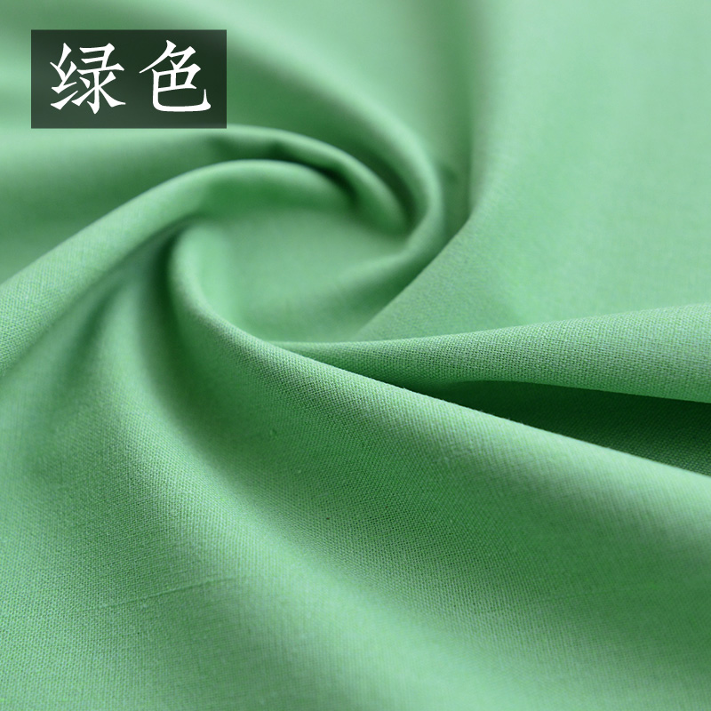 素色棉麻布料纯色面料麻布手工diy衣服服装亚麻布刺子绣彩色素麻黑色1