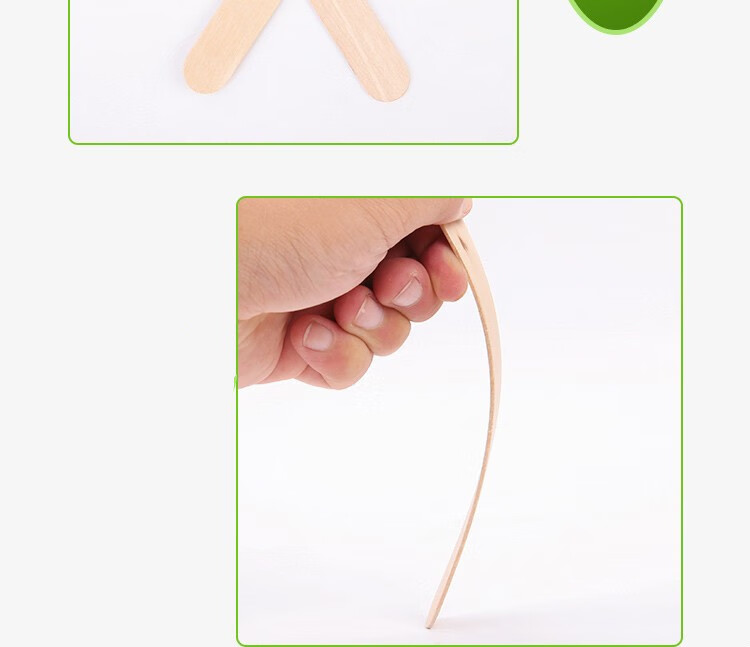 诊所护理一次性压舌板木制竹制压舌片挡舌板口腔检查用独立包装100片