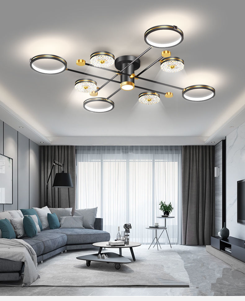 卢登斯吊灯客厅灯轻奢灯具现代简约大气全屋组合套餐2021年新款大厅主