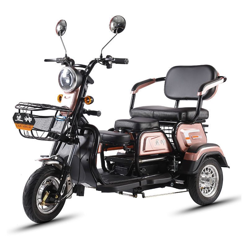 雅迪电动车电动三轮车新款家用迷你女性成人助力电动代步车家用同款