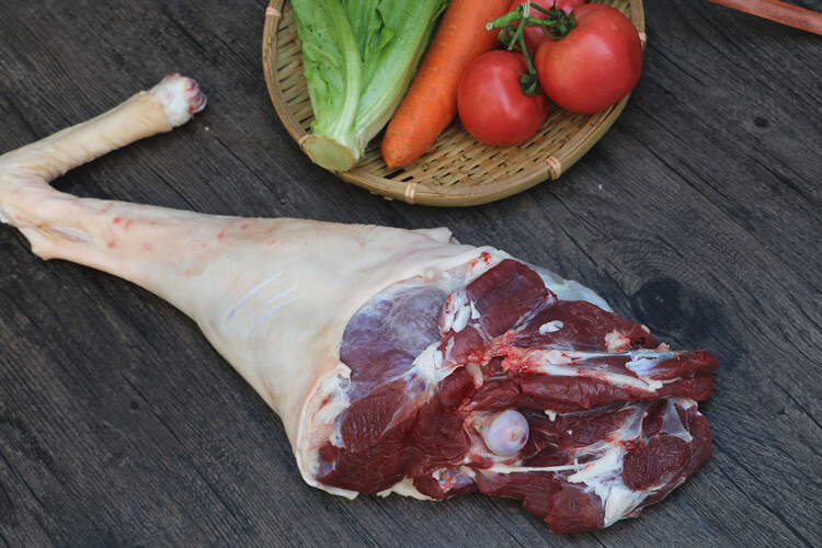 带皮羊腿6斤包装3000g羊后腿羊前腿农家散养山羊腿肉新鲜羊肉带皮后腿