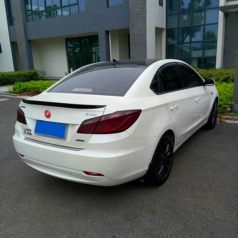 适用于长安逸动尾翼12-16款逸动改装卧式压尾abs烤漆定风翼尾翼 烤漆