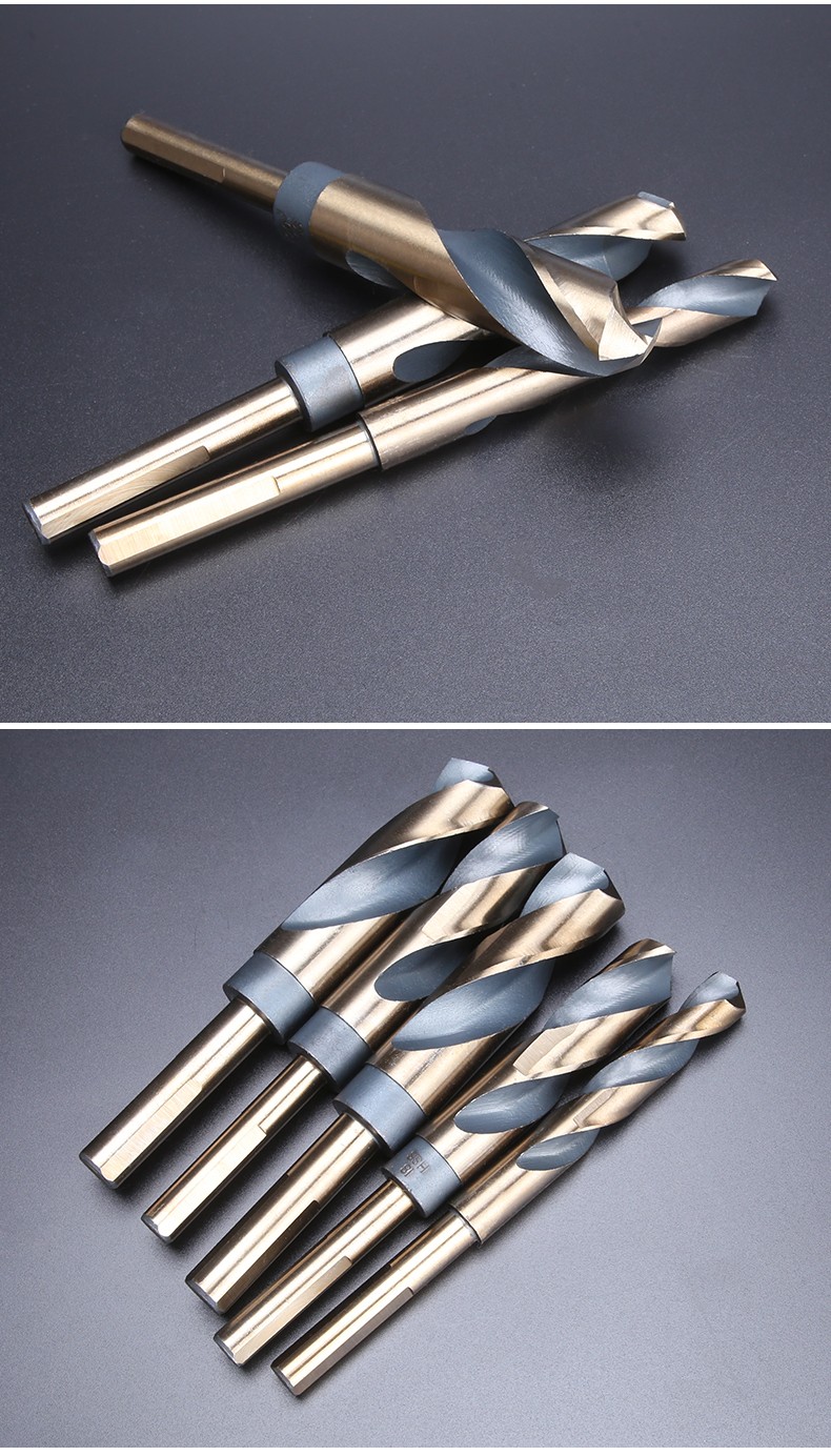 小柄麻花钻头钻钢钻铁1/2等柄高速钢金属不锈钢打孔开孔转头木工钻头