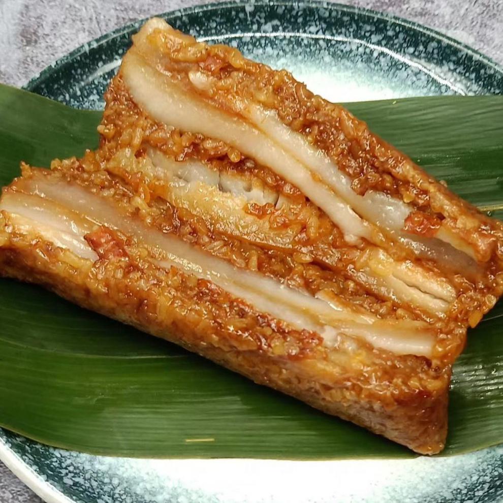 大肥肉粽80g左右肥肉新鲜粽子多口味可选腾旺纳跃10只双蛋黄五花肉粽