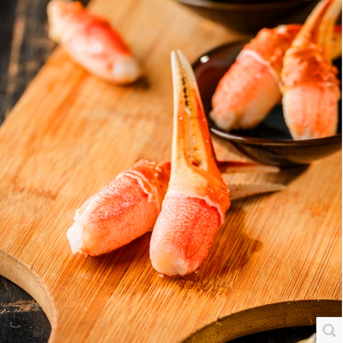 雪蟹腿1kg包生冻雪蟹钳二本爪新鲜水产鳕蟹腿冷冻雪蟹蟹腿肉顺丰