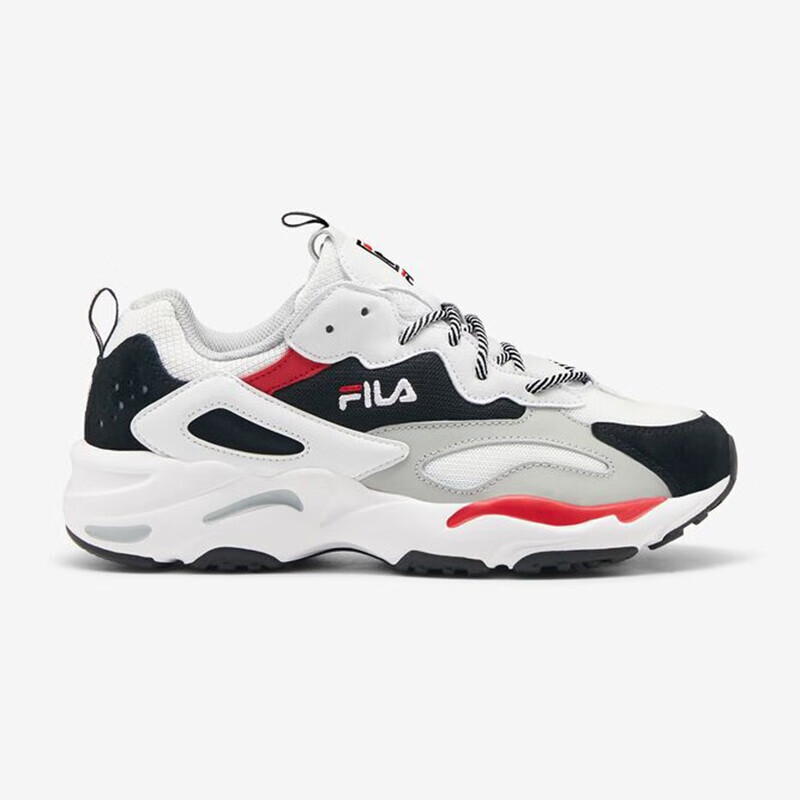 fila 斐乐 ray tracer 复古运动老爹鞋 舒适透气男士休闲鞋 灰蓝/1rm