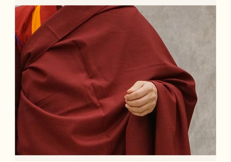 喇嘛服装僧服四件套西藏式僧人和尚藏传佛教上师披肩披单马甲坎肩 全