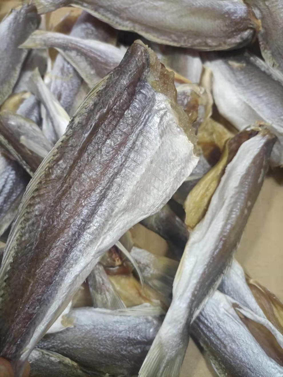 台山农家自晒三牙鱼干特产淡口咸鱼干干货自制风干咸鱼整条干鱼腊250g