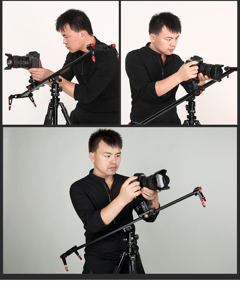 zuidid单反滑轨延时摄影导轨滑轨摄像相机阻尼视频轨道小滑轨拍摄三