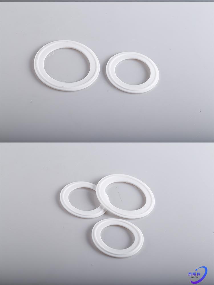 卫生级四氟垫片卡箍快装垫聚四氟乙烯硬垫片ptfe密封圈不锈钢Φ63四氟