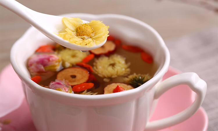 五宝茶桂圆红枣枸杞茶玫瑰花茶菊花茶胎菊花组合茶养生花草茶男女泡水