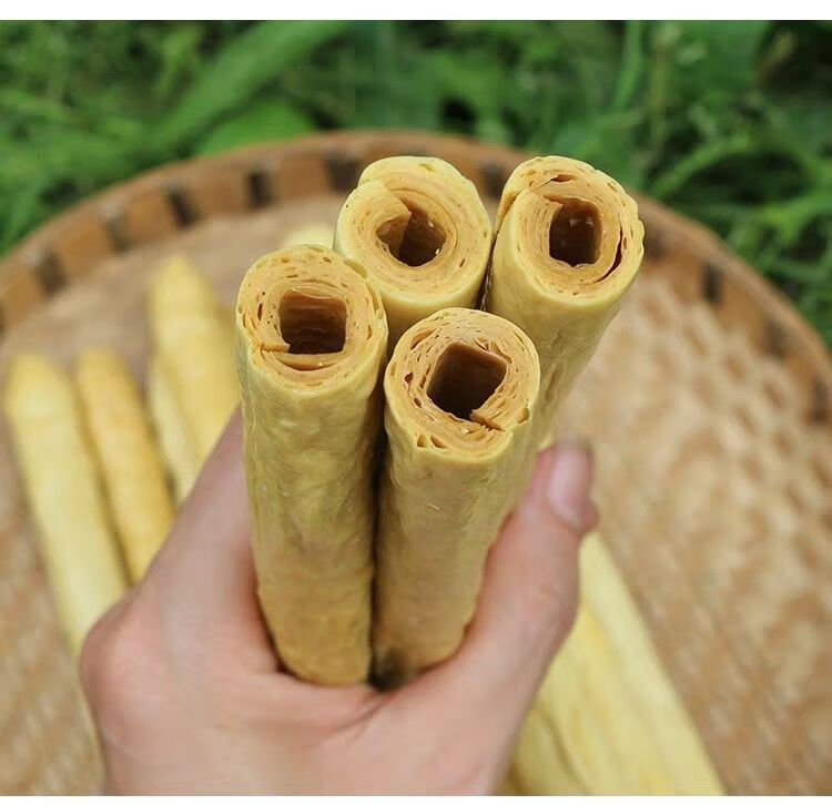 品500g土特产干货豆笋手工制作干豆笋豆棒豆杆豆筋棍豆肠腐竹 5斤