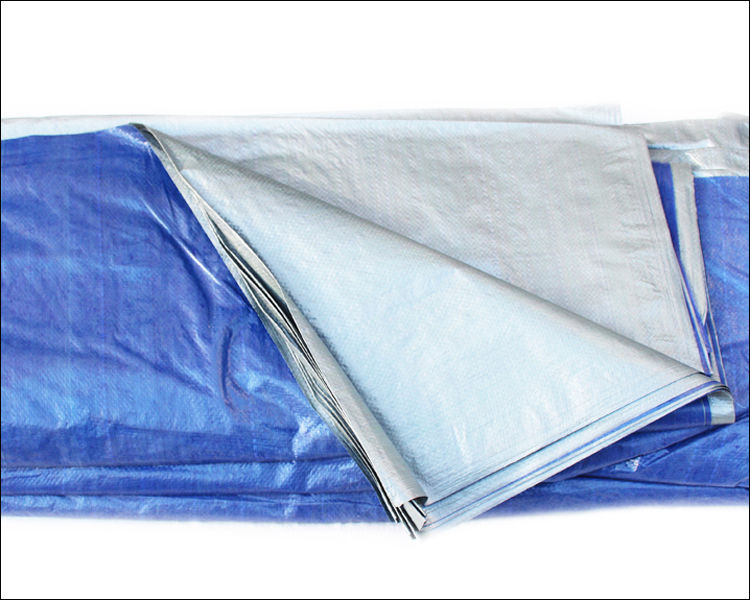 蓝银布蓝灰布包装布双白布双白篷布塑料布防雨布蓝色布包装卫亮好丙料