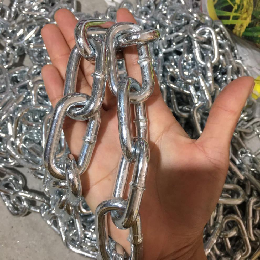 链条加粗镀锌铁链子链条锁链条吊链狗链防盗链 2毫米粗 2米【图片
