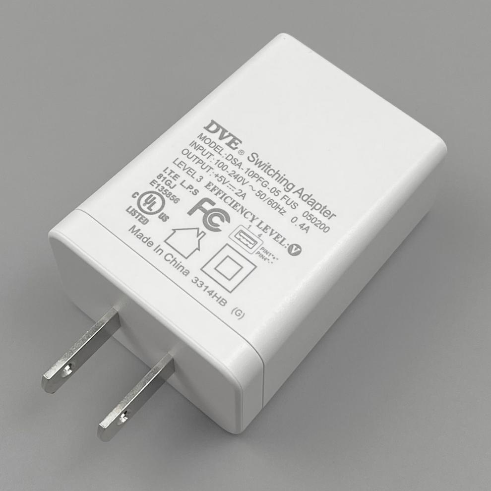 原装dve帝闻5v 2a 电源适配器dsa-10pfg-05 fus 050200手机充电头 dve