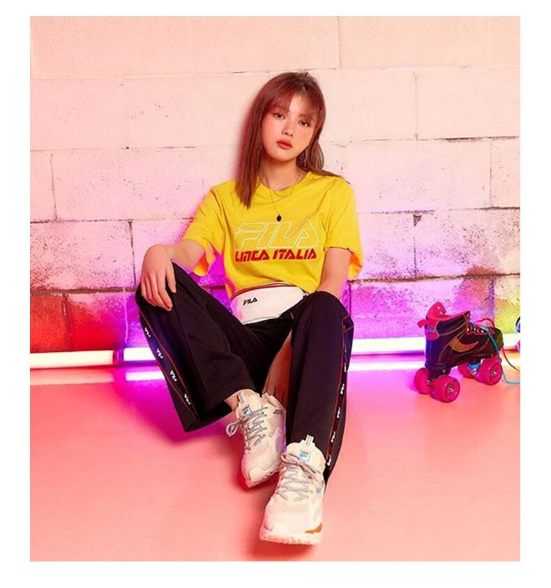 fila斐乐泫雅同款老爹鞋运动时尚休闲鞋女鞋男鞋情侣同款2022夏季厚底